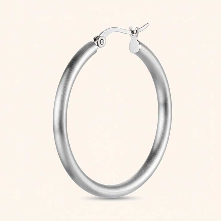 Silver Hoop Earrings