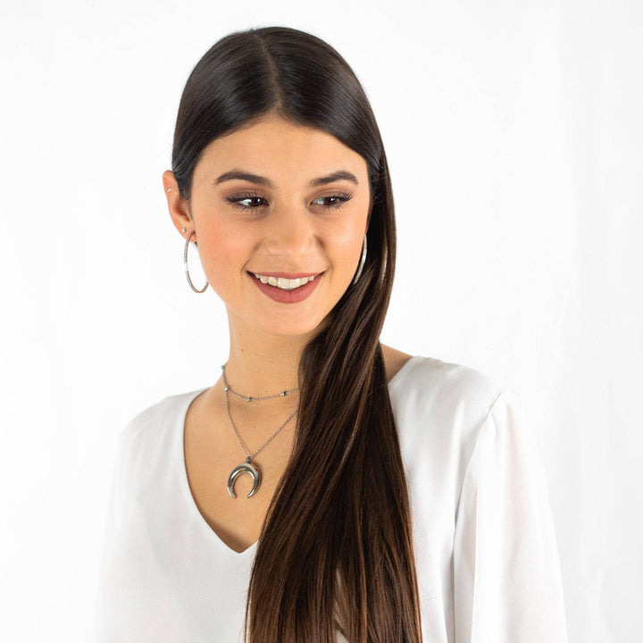 Silver Hoop Earrings