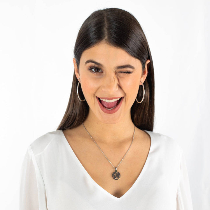 Silver Hoop Earrings