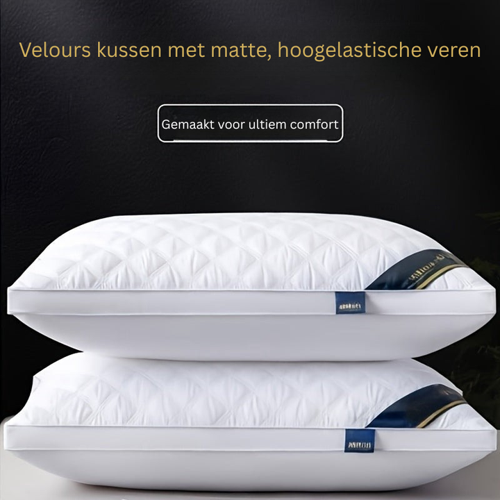 Sleep Comfort Set - 2 Hypoallergenic 3D Pillows for Hotel Quality Sleep