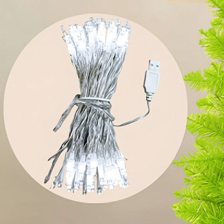 Slim Artificial Christmas Tree - Compact Vertical Profile
