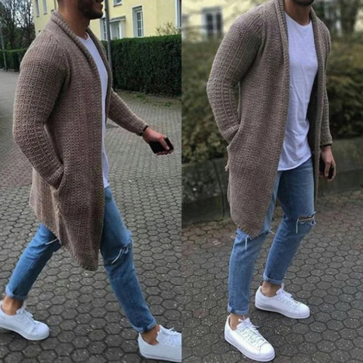 Slim Fit Long Winter Warm Cardigan