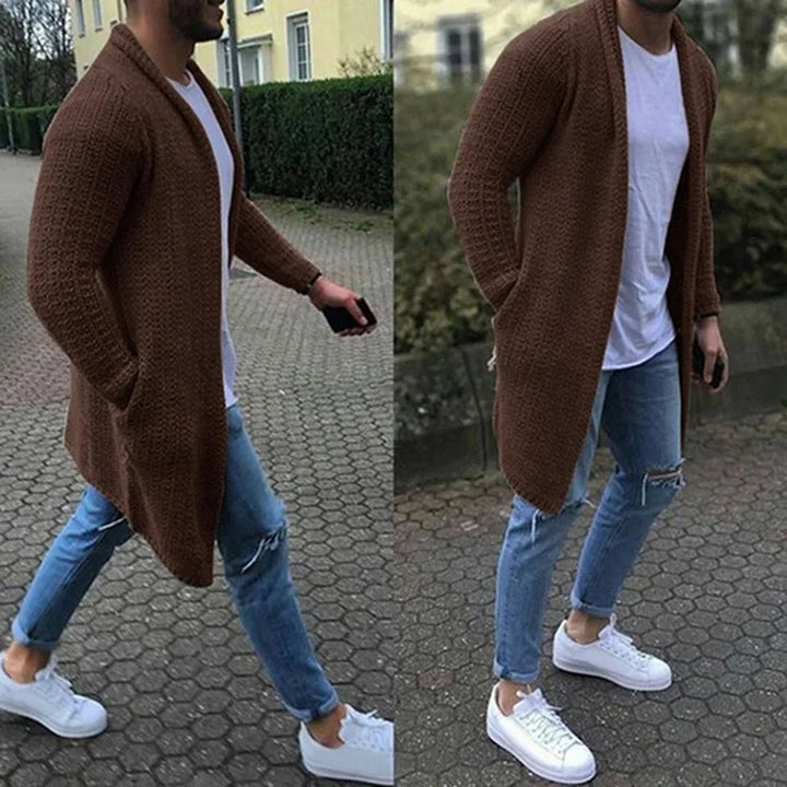 Slim Fit Long Winter Warm Cardigan