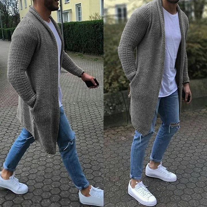 Slim Fit Long Winter Warm Cardigan