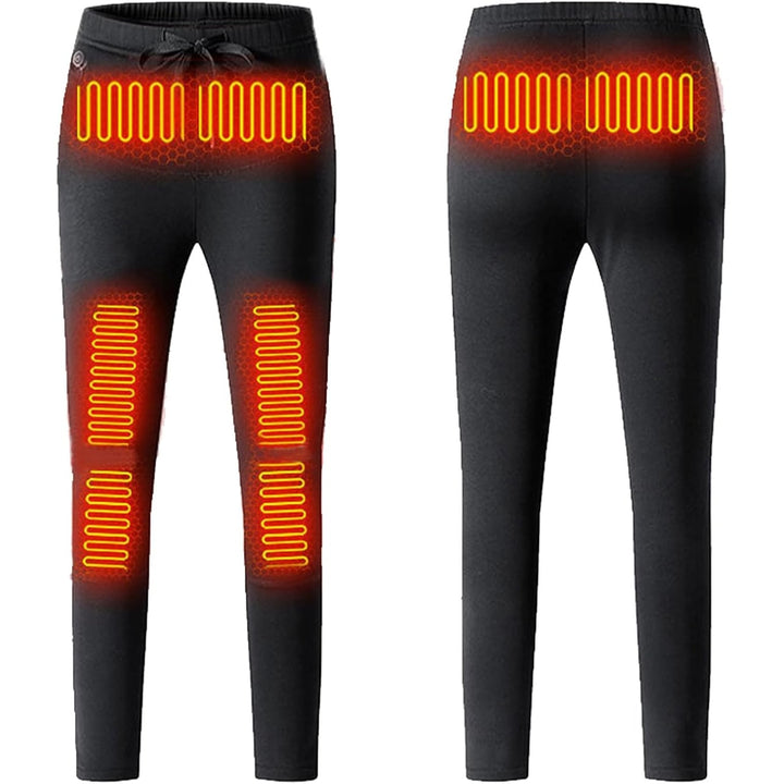 Slim-Fit USB Rechargeable Heated Thermal Underwear Base Layer Pants