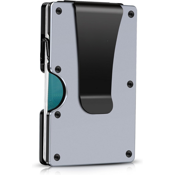 Slim RFID-Blocking Wallet made of Carbon Fibre with Money Clip - CarbonVault