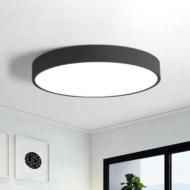 Slim Round LED Lamp for Bedroom and Living Room Interiors