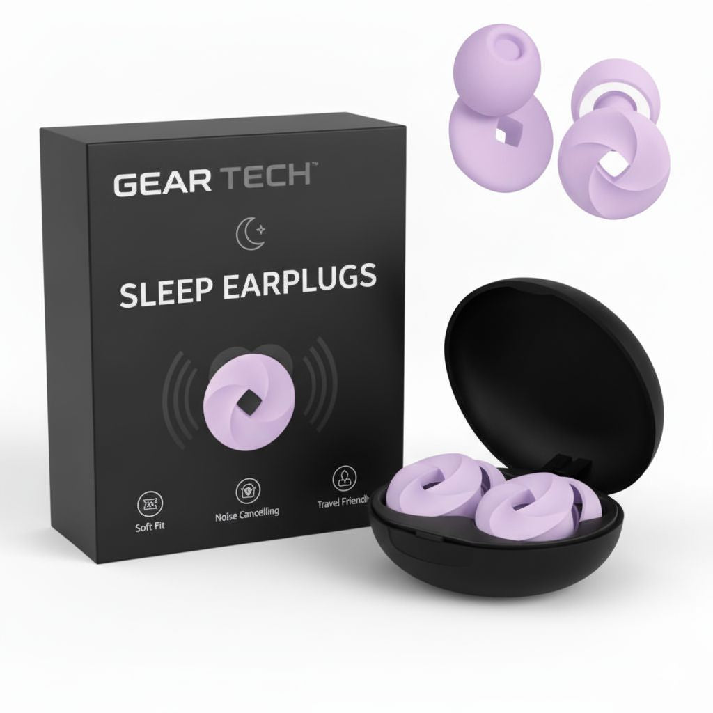 SlumberNest Sleep Ear Plugs With 33 dB Noise Reduction For All Night Comfort