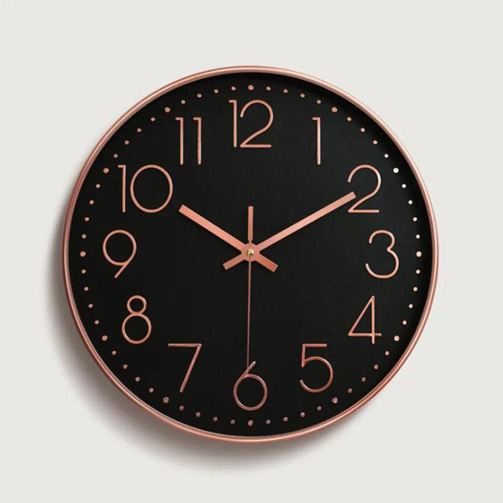 SMOOTHTIME – 12-inch silent, non-ticking wall clock for modern decor