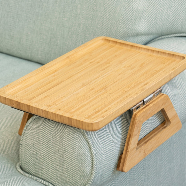 Sofa Armrest Tray - Folding Stand Table