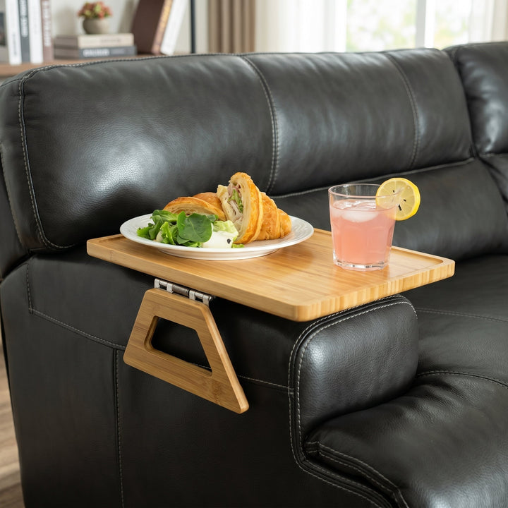 Sofa Armrest Tray - Folding Stand Table
