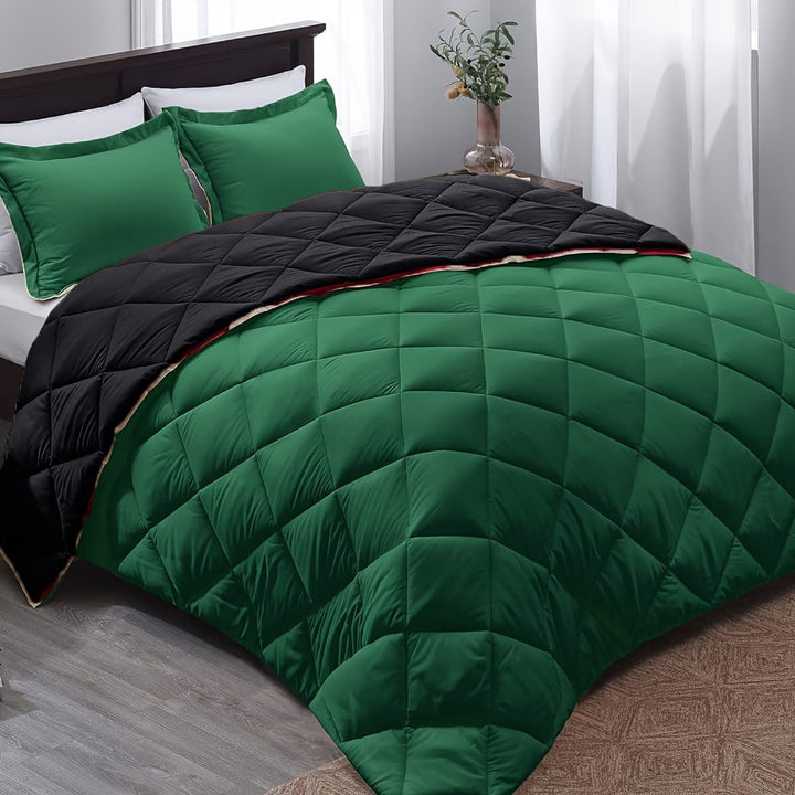 Soft and Lightweight Quilted Comforter – Year-Round Comfort and Warmth for Restful Sleep