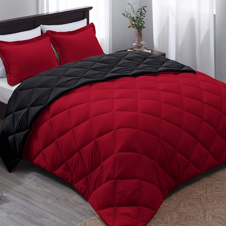 Soft and Lightweight Quilted Comforter – Year-Round Comfort and Warmth for Restful Sleep