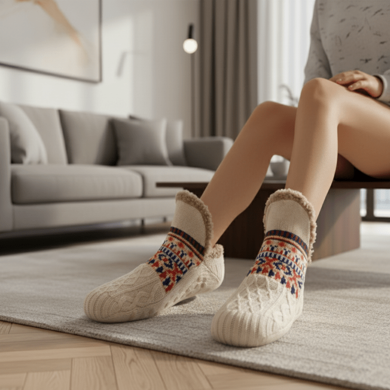 SOFTTRAX – Ultra-soft, non-slip socks for warm &amp; cozy indoor comfort