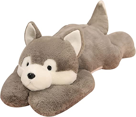Soothing Plush Wolf Providing Stress Relief and Sleep Comfort
