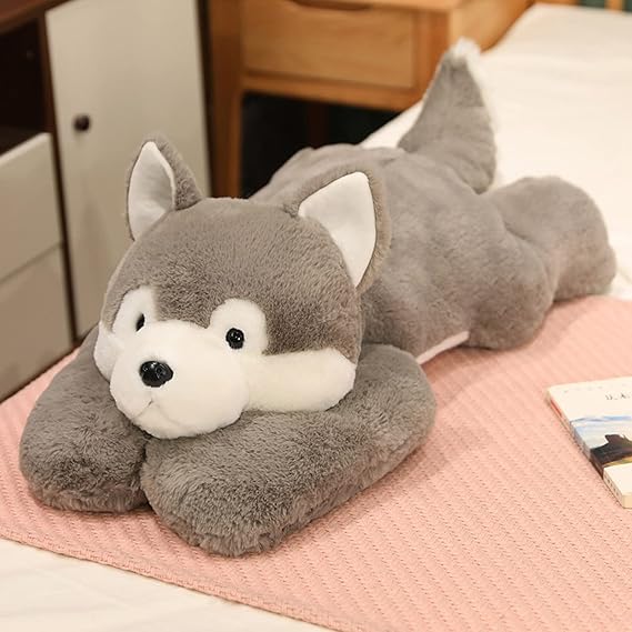 Soothing Plush Wolf Providing Stress Relief and Sleep Comfort