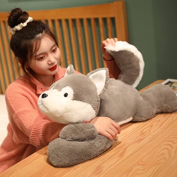 Soothing Plush Wolf Providing Stress Relief and Sleep Comfort