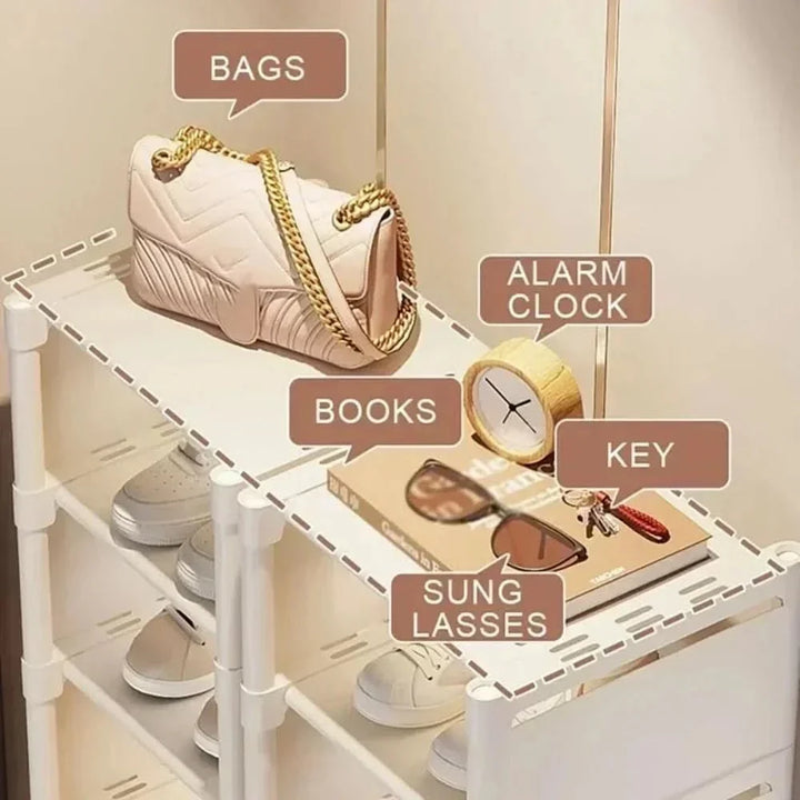 SPACERACK – Space-Saving Shoe Rack for Corners &amp; Small Spaces
