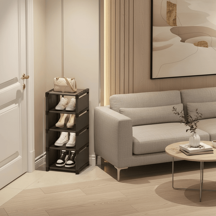 SPACERACK – Space-Saving Shoe Rack for Corners &amp; Small Spaces