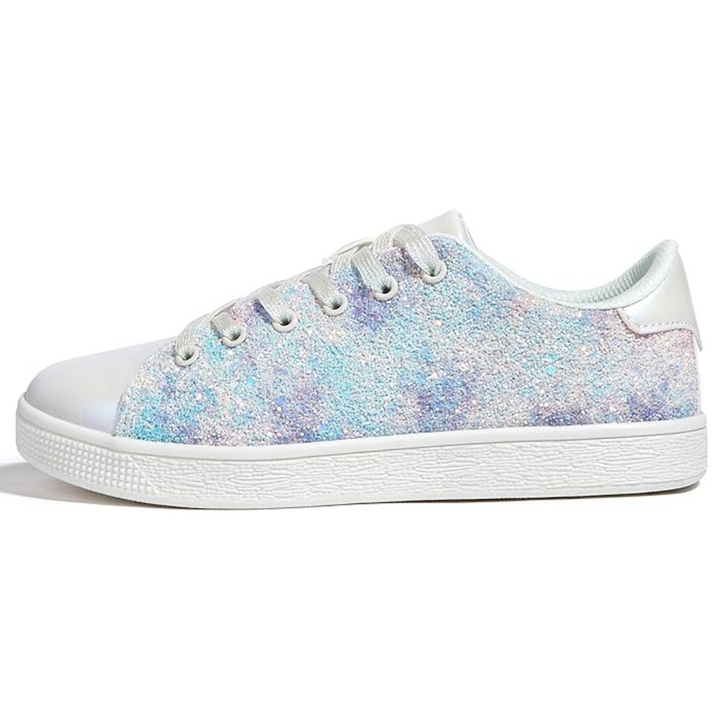 Sparkling Lace-Up Fashion Ladies Sneakers - Xenia