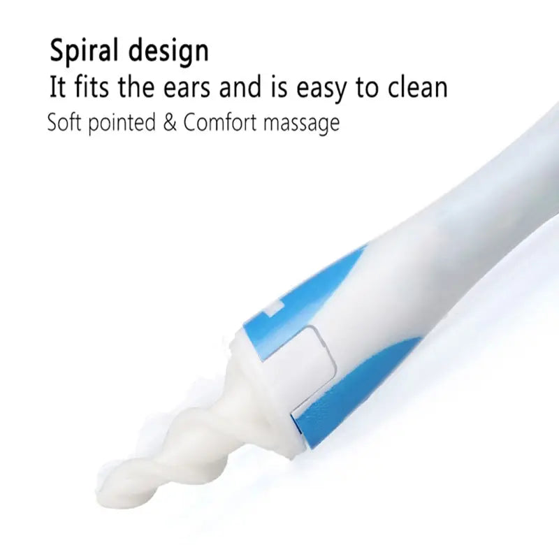 Spiral Earwax Remover with Soft Silicone Tips