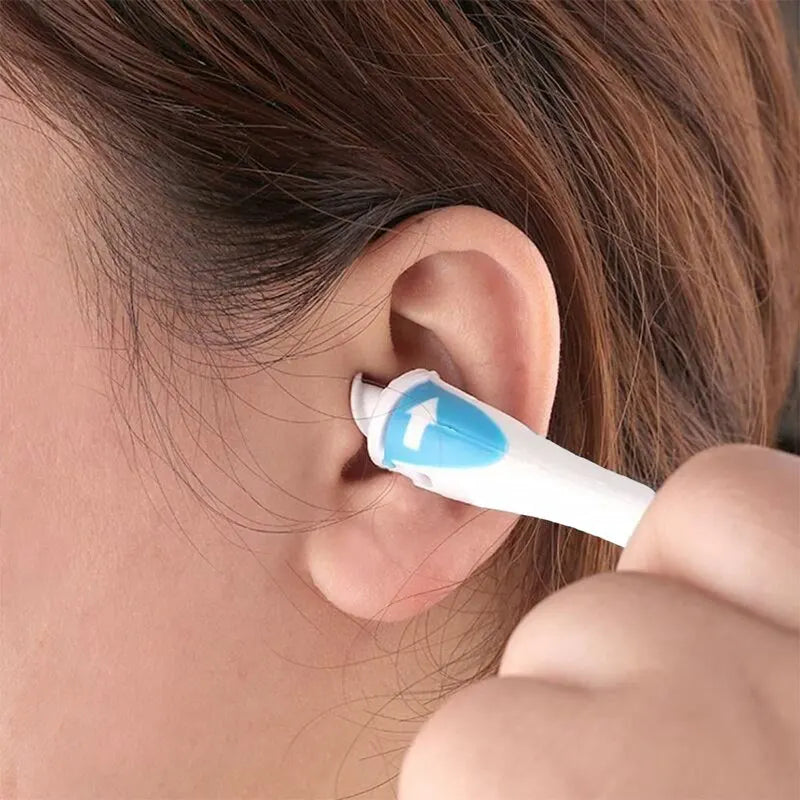 Spiral Earwax Remover with Soft Silicone Tips