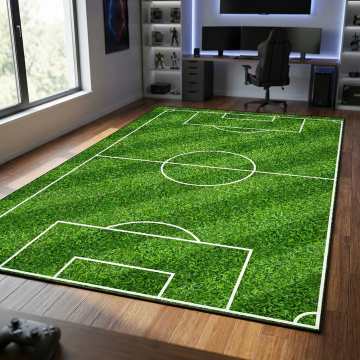 Sports-Themed Rug - Pitchlyr