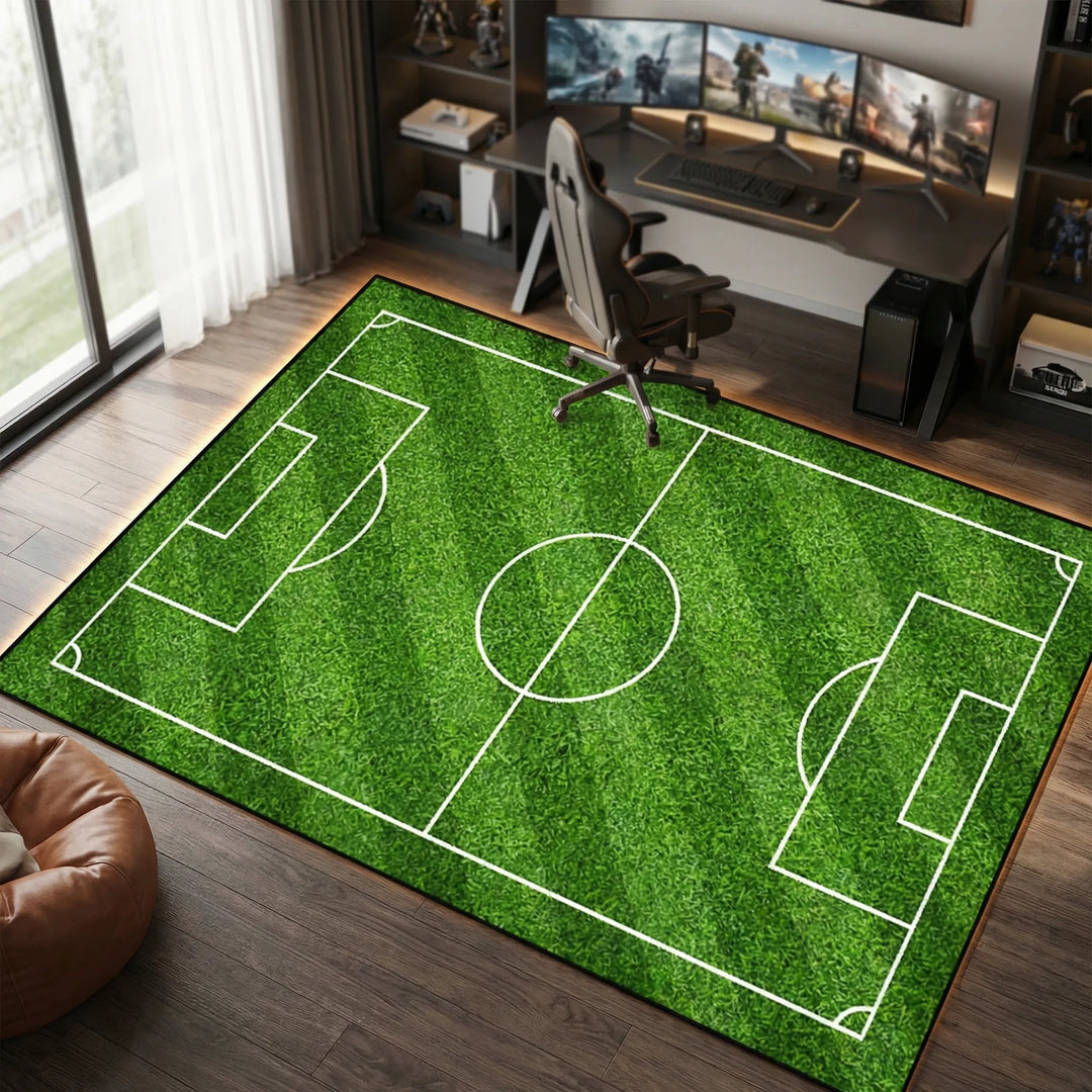 Sports-Themed Rug - Pitchlyr