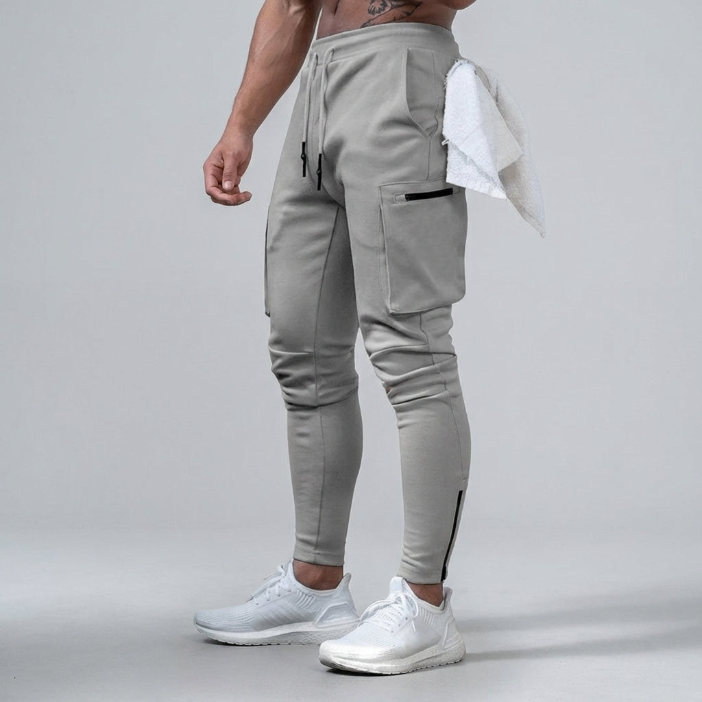 Sporty Tapered Training Trousers