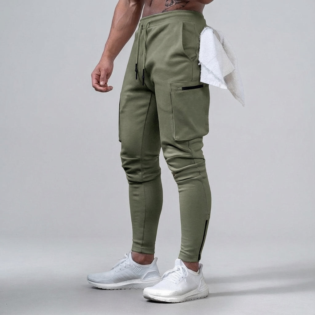 Sporty Tapered Training Trousers