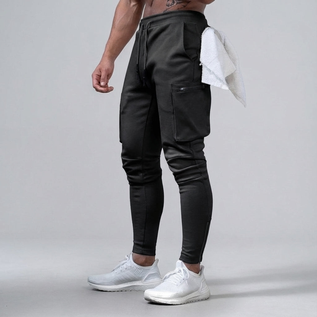 Sporty Tapered Training Trousers
