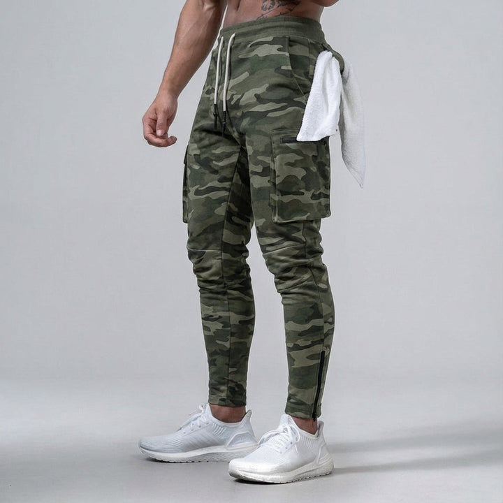 Sporty Tapered Training Trousers