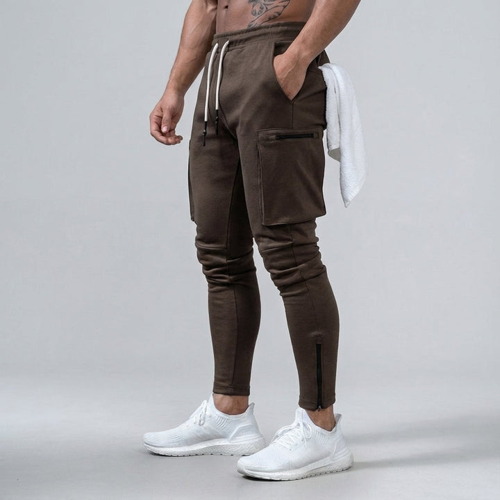 Sporty Tapered Training Trousers