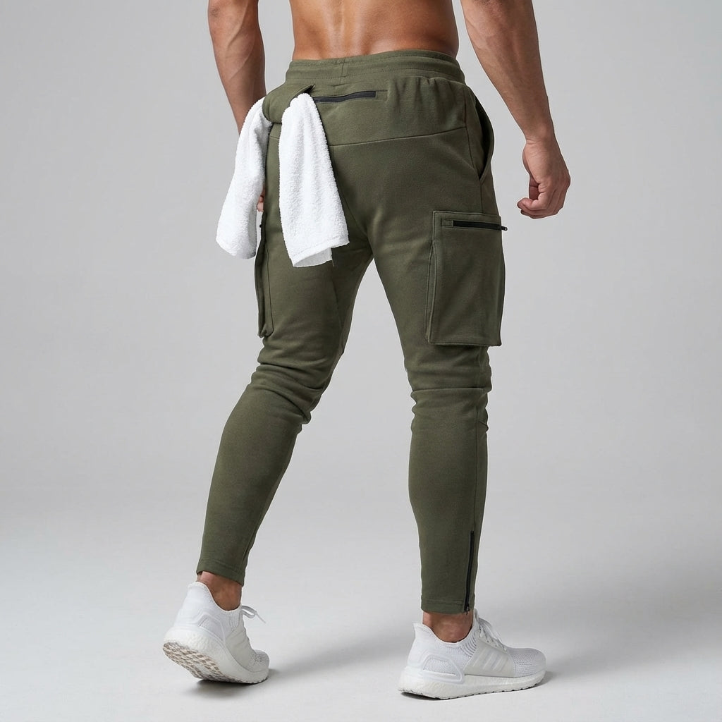Sporty Tapered Training Trousers