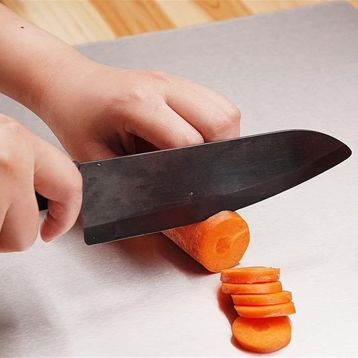 Stainless Steel Cutting Board - Non-Slip with Protective Edge