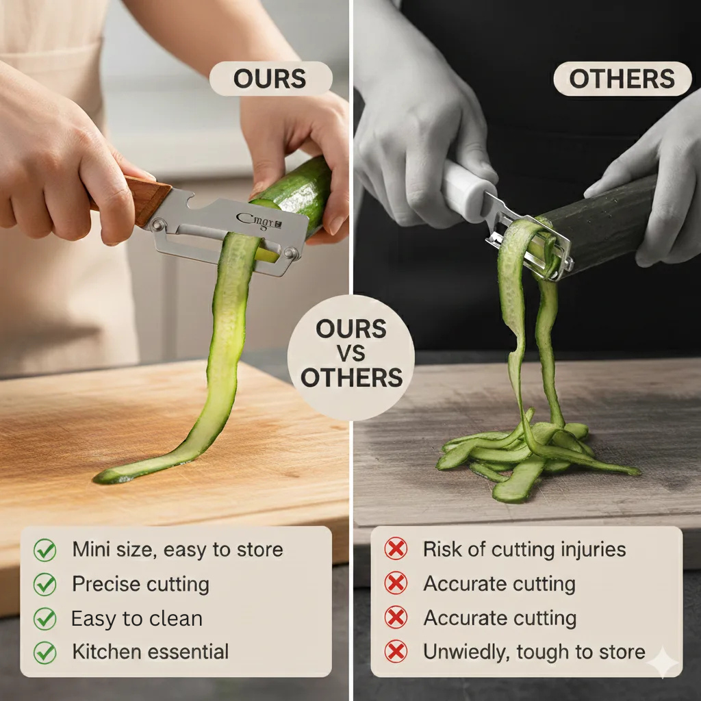 Stainless Steel Precision Peeler with Bottle Opener
