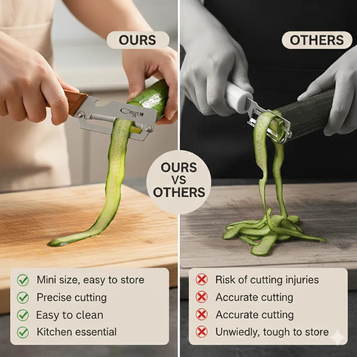 Stainless Steel Precision Peeler with Bottle Opener