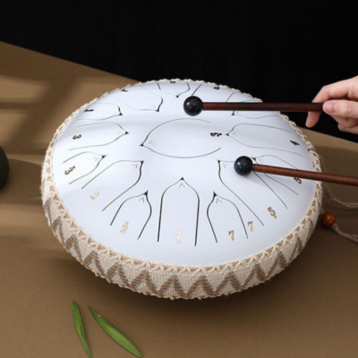 Steel Tongue Drum for Meditation, Yoga, and Relaxation