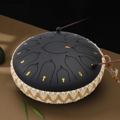 Steel Tongue Drum for Meditation, Yoga, and Relaxation