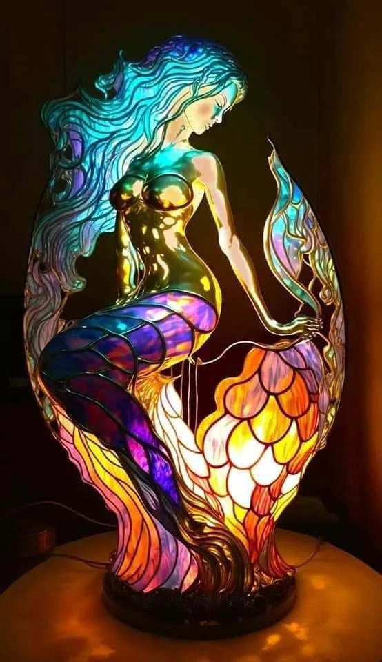 Stylish Decorative Lamp with Artistic Form and Ambient Light
