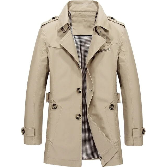 Stylish Long Trench Coat