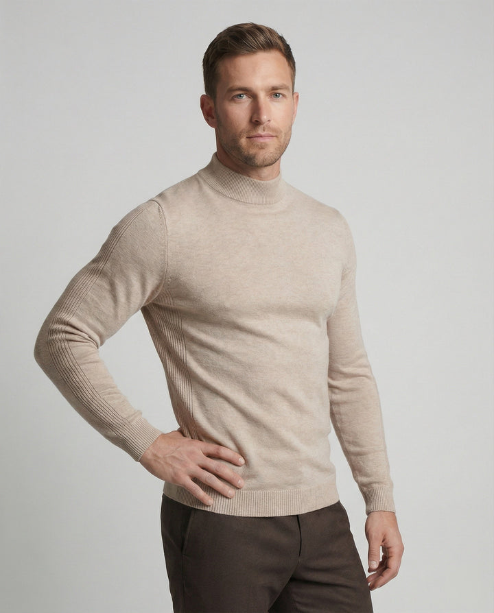 Stylish Merino Wool Turtleneck Sweater