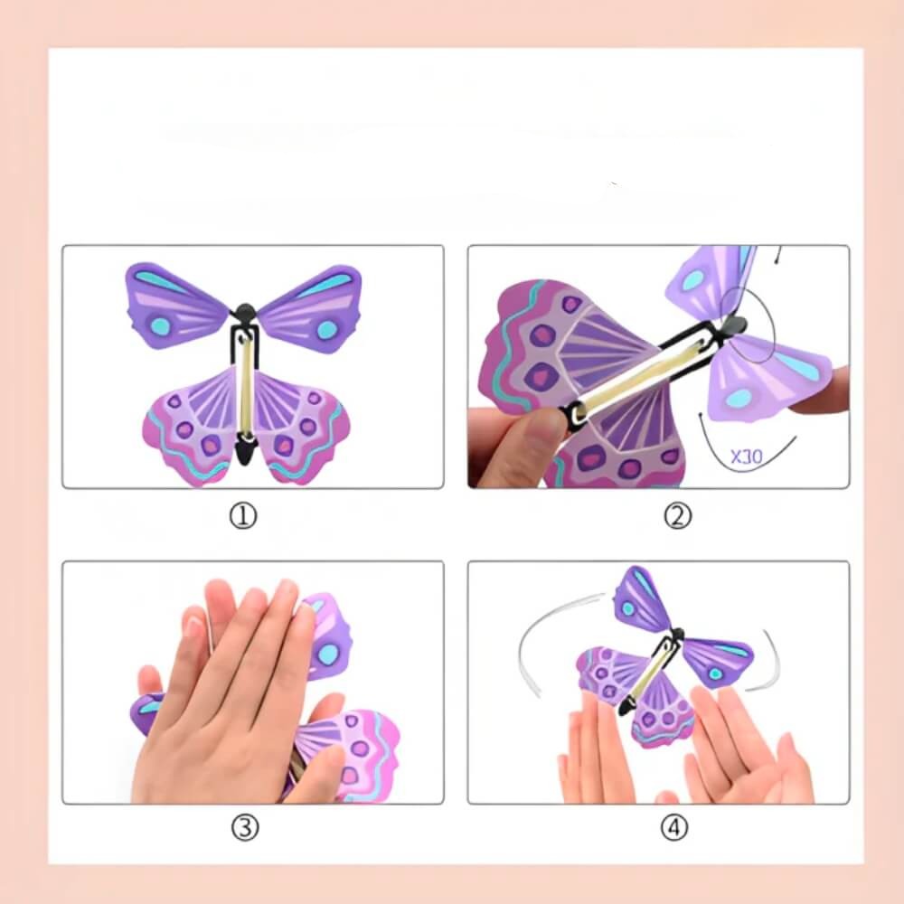 Surprise Explosion Gift Box with 5 Flying Butterflies