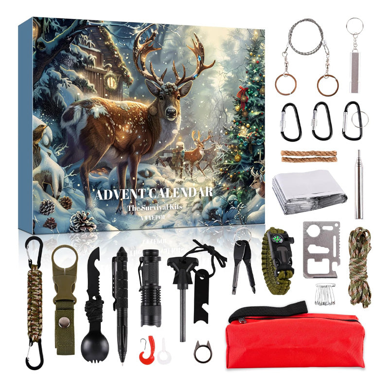 Survival Kit Advent Calendar - Multifunctional Tools