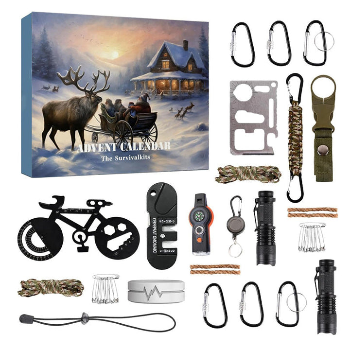 Survival Kit Advent Calendar - Multifunctional Tools