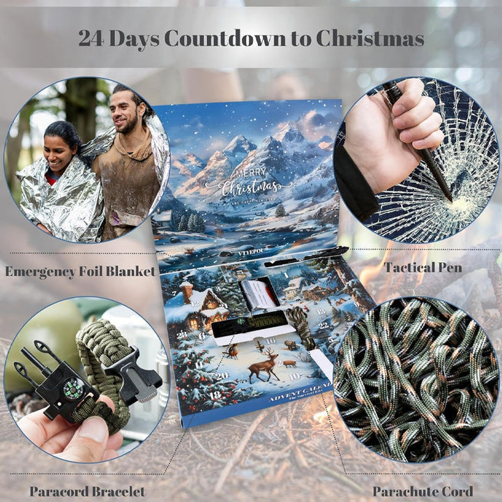 Survival Kit Advent Calendar - Multifunctional Tools