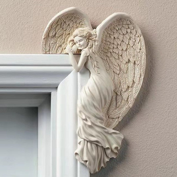 Sweet Angel Door Frame Corner Figurine