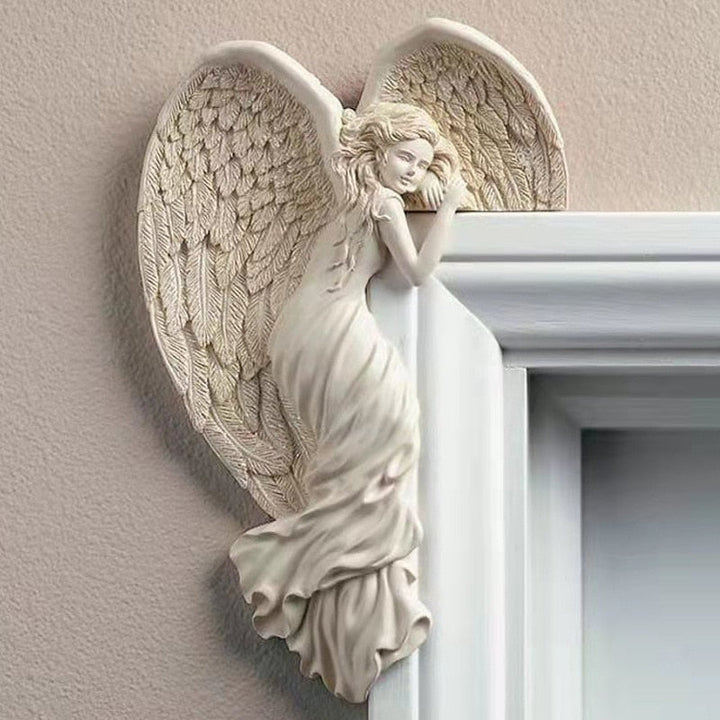 Sweet Angel Door Frame Corner Figurine
