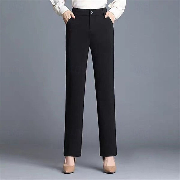 Tailored Straight-Leg Trousers