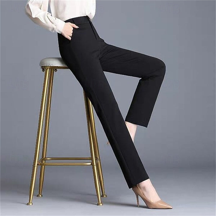 Tailored Straight-Leg Trousers